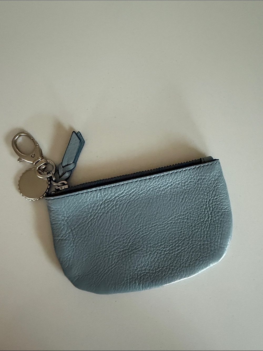 Fossil Leather Coin Pouch Keychain